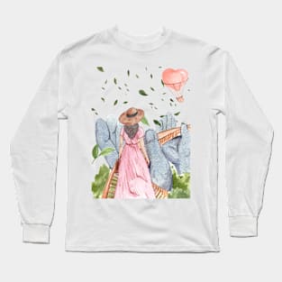 Fairytale Vintage Girl Long Sleeve T-Shirt